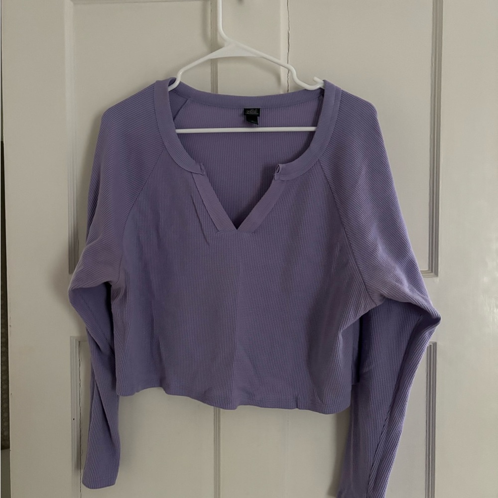 Wild Fable Lavender V-Neck Shirt